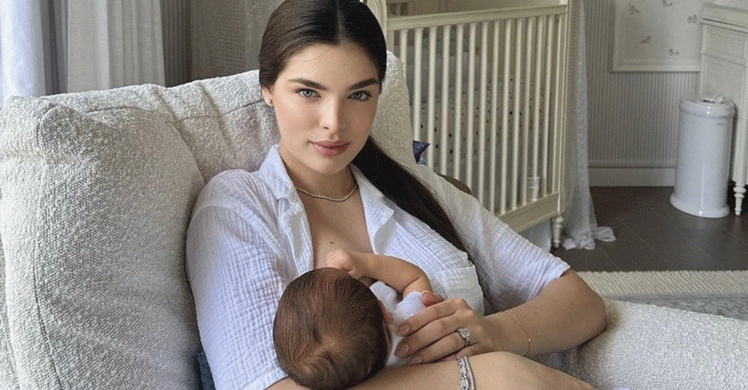 Nadia Ferreira comparte un tierno vistazo de su bebé con Marc Anthony en un especial momento