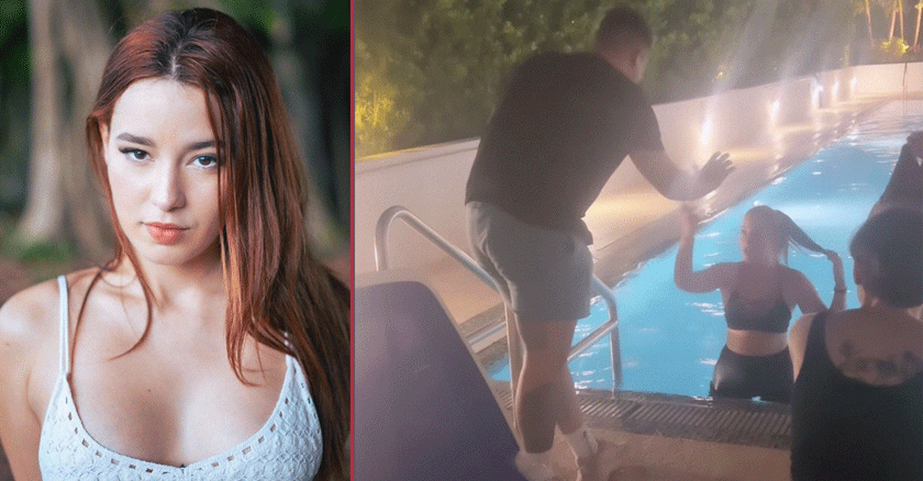 Paula Massola, hija de la presentadora cubana Edith Massola pierde los estribos