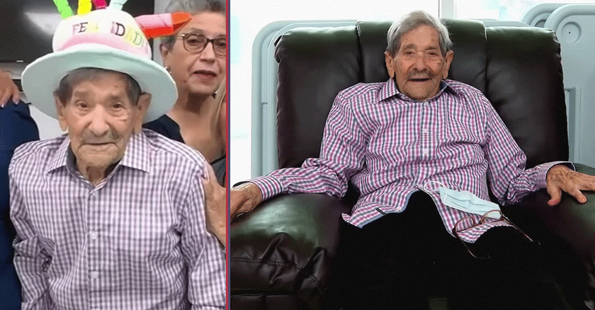 Cubano de 104 años comparte secreto de su longevidad: «Que no cojan lucha y que tengan una sola mujer»