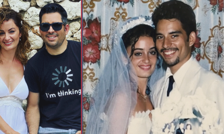 Luis Silva y su esposa Yary Martínez, celebraron 21 años de matrimonio