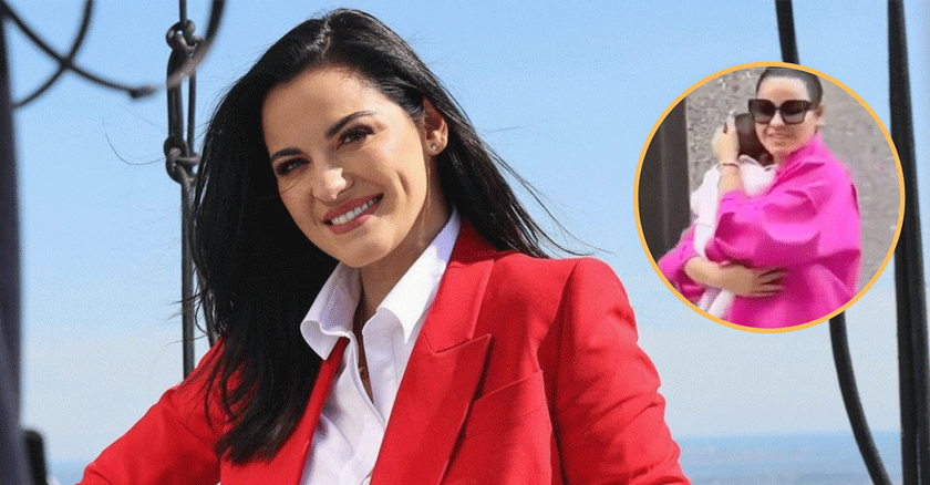 Lía a sus 3 meses, la dulce compañera de Maite Perroni en la gira de RBD