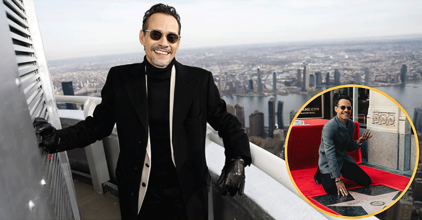 Marc Anthony, la estrella que brilla en el Paseo de la Fama de Hollywood