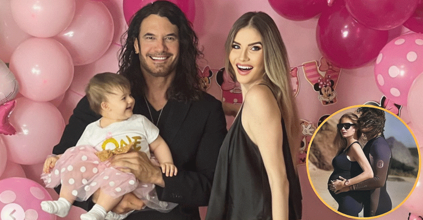Brianna, la bebé de Mario Cimarro y Bronislava Gregusová está cumpliendo su primer añito