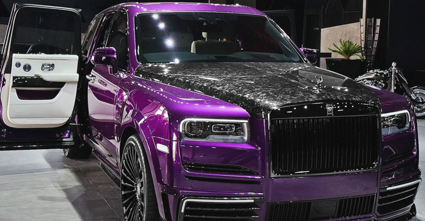 Hallan el Rolls Royce púrpura robado en Florida, el audaz robo fue captado en cámara