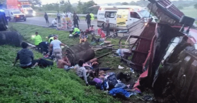 Tragedia en Chiapas, México: 10 migrantes cubanos pierden la vida en un terrible accidente de tráfico