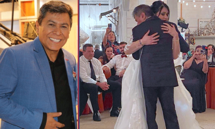 El famoso cantautor «Álvaro Torres» dedica emotivas palabras a su hija en su boda