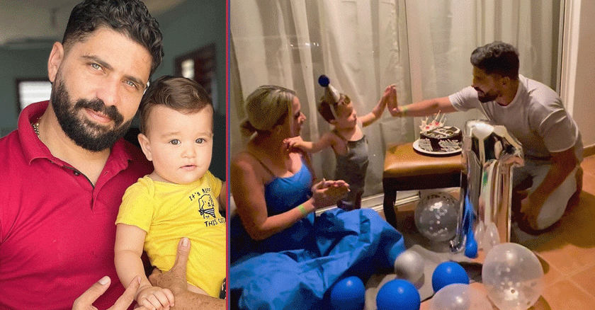 Bastian, el adorable hijo de Alejandro Cuervo y Arletis Rodríguez, cumple su primer añito