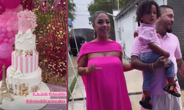 El Chacal y La Leidy celebran con alegría el baby shower de su princesa Paris