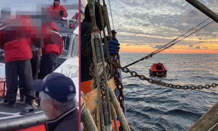 Hallan con vida a náufrago que pasó dos semanas en el mar comiendo solo salmón