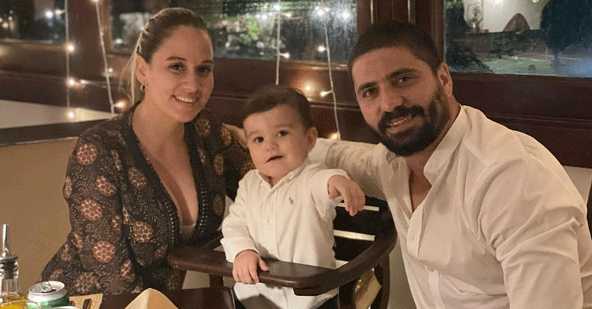 «Los amo»: Alejandro Cuervo desborda amor por su esposa e hijo en redes