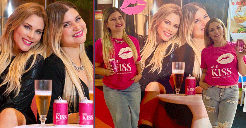 Actrices cubanas Miriam Alameda y Giselle González lanzan «Kiss», una cerveza pensada para las mujeres